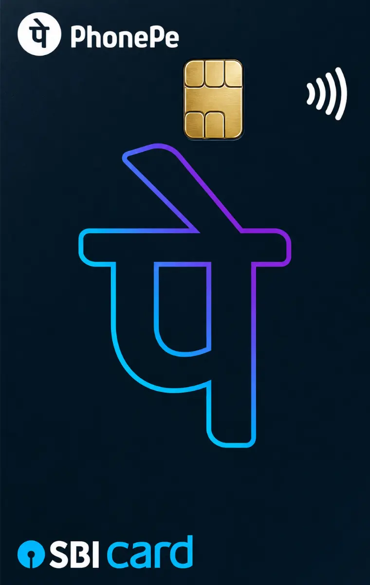 PhonePe SBI Card SELECT BLACK card design